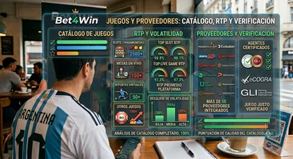 Catálogo de juegos y proveedores de Bet4Win