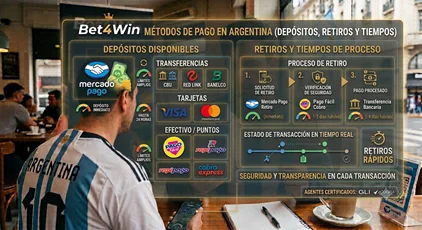 Métodos de pago disponibles para jugadores en Argentina