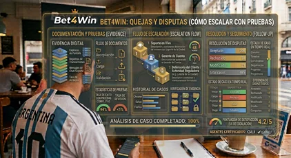 Cómo escalar quejas y disputas con Bet4Win